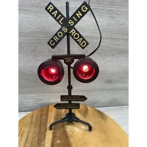 Railroad Crossing Signal American Train Signal Novelty Lamp Light